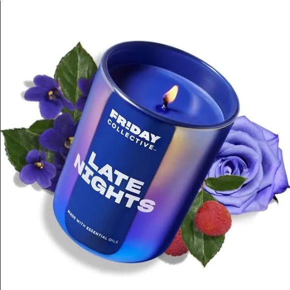 Set (2) NWT Iridescent Candles (8oz each) - Picture 4 of 7